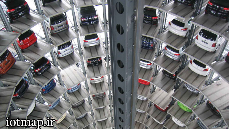 سیستم-مکانیزه-پارکینگ-برجی-iotmap.ir
