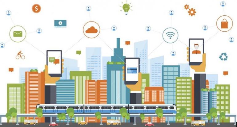 نقش اینترنت اشیا در شهر هوشمند